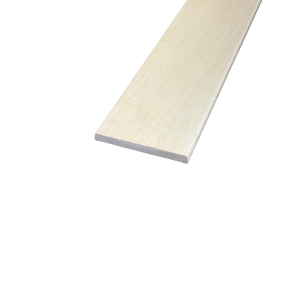 Sile&auml; kynnyslauta 9 x 92  mm Saarni puuvalmis